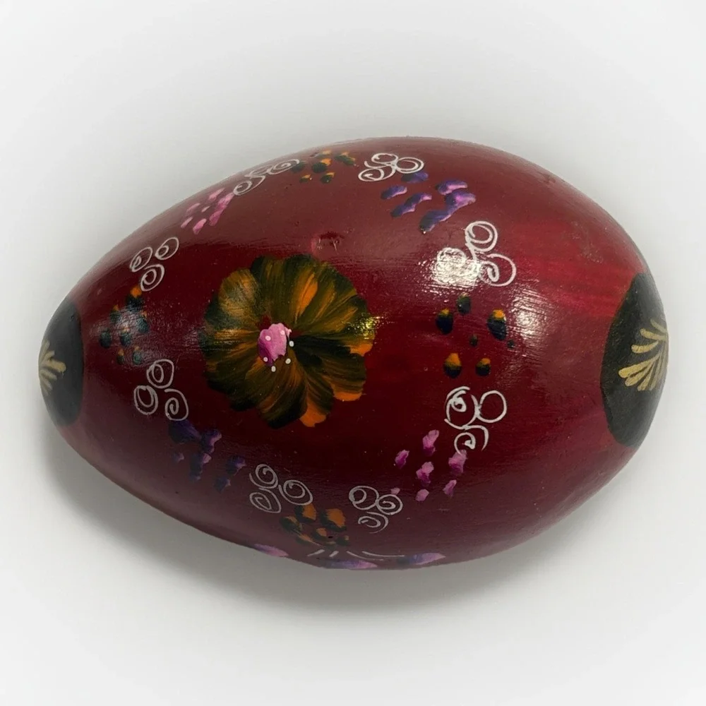 Handpainted Polish‎ Egg Easter Decor Home Decor 3 In.